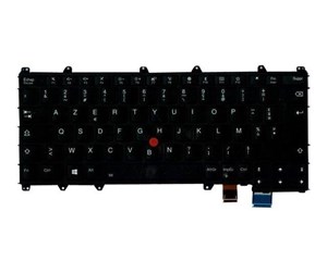 Tastatur - Lenovo Sunrex - Bærbart tastatur - til utskifting - Fransk - Svart - 01HW626