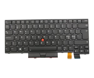 Tastatur - Lenovo Lite-On - Bærbart tastatur - til utskifting - Nordisk - Svart - 01HX498