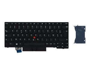 Tastatur - Lenovo - notebook replacement keyboard - with Trackpoint - France - black - Bærbart tastatur - til utskifting - Fransk - Svart - 01YP011