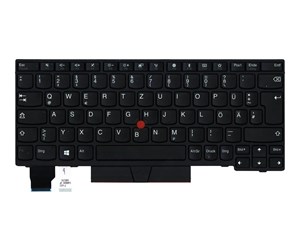 Tastatur - Lenovo Lite-On - Bærbart tastatur - til utskifting - Tysk - Svart - 01YP092