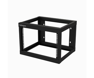 Rackskap - StarTech.com RK619WALLO 2-Post 6U Heavy-Duty Wall-Mount Network Rack 19" Open Frame Server Rack 18" Deep Wall Mount Data Rack - RK619WALLO