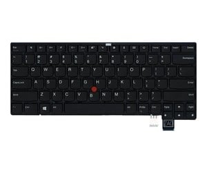 Tastatur - Lenovo Darfon - Bærbart tastatur - til utskifting - Amerikansk Engelsk - Svart - 01EN641