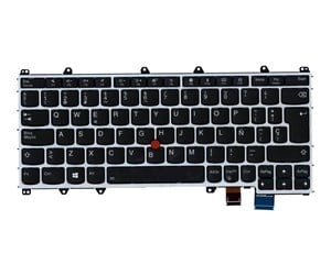 Tastatur - Lenovo Sunrex - Bærbart tastatur - til utskifting - Spansk - Sølv - 01HX110