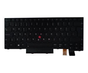 Tastatur - Lenovo Chicony - Bærbart tastatur - til utskifting - Portugisisk - Svart - 01HX440