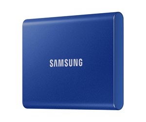 SSD - Samsung Portable SSD T7 - 500GB - Blå - Ekstern SSD - USB 3.2 Gen 2 - MU-PC500H/WW