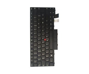 Tastatur - Lenovo Lite-On - Bærbart tastatur - til utskifting - Fransk - Svart - 01AX457