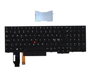 Tastatur - Lenovo Lite-On - Bærbart tastatur - til utskifting - Nordisk - Svart - 01YP719