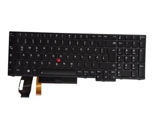 Tastatur - Lenovo Chicony - Bærbart tastatur - til utskifting - Tysk - Svart - 01YP612