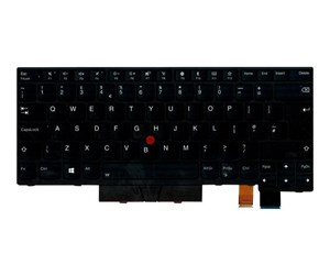 Tastatur - Lenovo Lite-On - Bærbart tastatur - til utskifting - Engelsk - Storbritannia - Svart - 01HX487