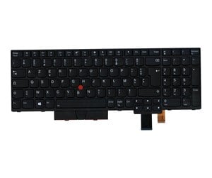 Tastatur - Lenovo Chicony - Bærbart tastatur - til utskifting - Fransk - Svart - 01HX230