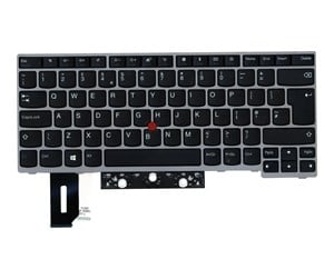 Tastatur - Lenovo Lite-On - Bærbart tastatur - til utskifting - Amerikansk Engelsk - Sølv - 01YN408