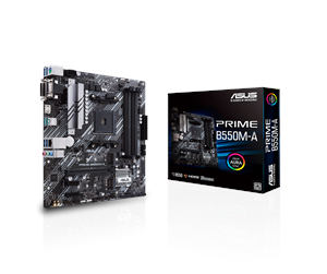 Hovedkort - ASUS PRIME B550M-A Hovedkort - AMD B550 - AMD AM4 socket - DDR4 RAM - Micro-ATX - 90MB14I0-M0EAY0