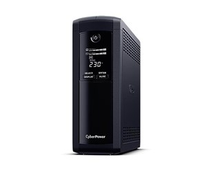 UPS - CyberPower VP1200ELCD Backup UPS Systems 1200VA / 720W Outputs: 5x Schuko - VP1200ELCD