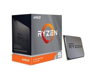 Prosessor/CPU - AMD Ryzen 9 3900XT Prosessor/CPU - 12 kjerner - 3.8 GHz - AMD AM4 - AMD Boks (uten kjøler) - 100-100000277WOF