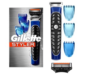 Hårtrimmer - Gillette Kroppstrimmer 4-i-1 styler: Trim, form kanter og barber ansikt og kropp - 273423