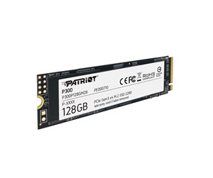 SSD - Patriot P300 SSD - 128GB - M.2 2280 - PCIe 3.0 - P300P128GM28