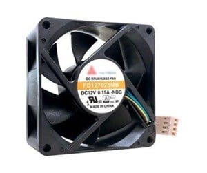 Kabinettvifte - QNAP 70X70X25MM FAN 12V 4PIN - Kabinettvifte - 70mm - Svart - FAN-7CM-T01