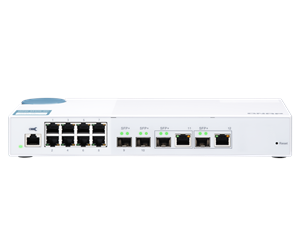 Switch/splitter - QNAP QSW-M408-2C Entry-level 10GbE Layer 2 Web Managed Switch for SMB Network Deployment - QSW-M408-2C