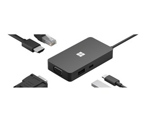 Dokkingstasjon - Microsoft Surface USB-C Travel Hub - docking station - VGA HDMI - 1E4-00004