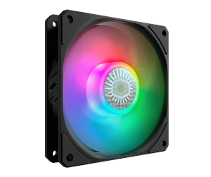 Kabinettvifte - Cooler Master SickleFlow 120 ARGB - Kabinettvifte - 120mm - Svart med RGB LED-lys - 27 dBA - MFX-B2DN-18NPA-R1