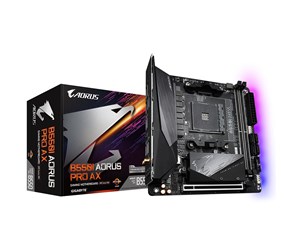 Hovedkort - GIGABYTE B550I AORUS PRO AX Hovedkort - AMD B550 - AMD AM4 socket - DDR4 RAM - Mini-ITX - B550I AORUS PRO AX