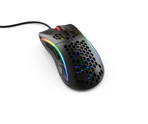 Mus - Glorious Model D- (Small) - Matte Black - Gaming mus - Optisk - 6 - Svart med RGB-lys - GLO-MS-DM-MB