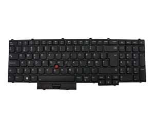 Tastatur - Lenovo Chicony 01HW209 Danish - Bærbart tastatur - til utskifting - Dansk - Svart - 01HW209