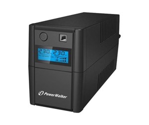 UPS - BlueWalker PowerWalker VI 650 SHL IEC 650VA 360W Outputs: 4x IEC C13 - 10120091