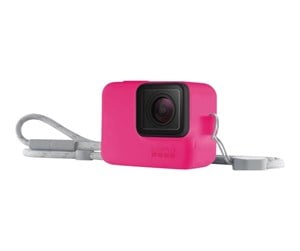 Kameravesker - GoPro Sleeve & Lanyard Electric Pink HERO7/6/5 - ACSST-011