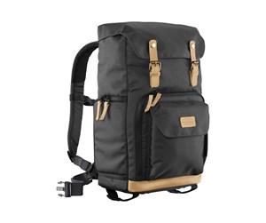 Kameravesker - mantona Luis Photo Backpack Black Retro - 21344