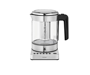 Vannkoker - WMF Vannkoker KitchenMinis kettle vario glass 1.0 l. - Sølv - 1900 W - 0413180012