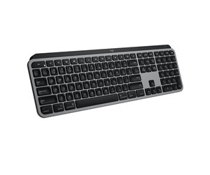 Tastatur - Logitech MX Keys Advanced Wireless Illuminated Keyboard Graphite for MAC - ND - Wireless Bluetooth - Tastatur - Nordisk - Svart - 920-009556