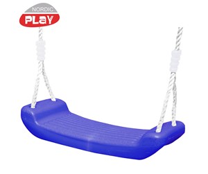 Utendørsleker - Nordic Play Swing seat w/ rope blue - 805-449