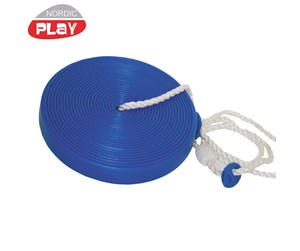 Utendørsleker - Nordic Play Disc swing with rope blue - 805-452