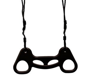 Utendørsleker - Nordic Play trapeze swing black with black rope - 805-465