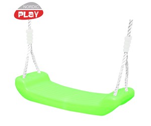 Utendørsleker - Nordic Play Swing seat w/ rope lime - 805-492