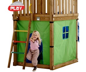 Utendørsleker - Nordic Play Tent for Hut playtower green/blue - 805-530