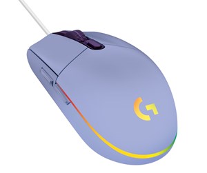 Mus - Logitech G203 LIGHTSYNC - Lilac - Gaming mus - Optisk - 6 - Lilla med RGB - 910-005853