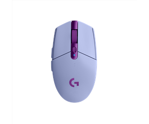 Mus - Logitech G305 LIGHTSPEED - Lilac - Gaming mus - Optisk - 6 - Lilla med RGB - 910-006023