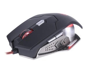 Mus - Rebeltec Falcon - mouse - USB - Mus - Optisk - 6 - Sølv - RBLMYS00031