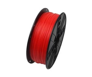 Filament - 3D Printer - Gembird PLA-filament - Fluorescerende rød - 1.75mm diameter - 3DP-PLA1.75-01-FR