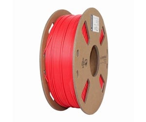 Filament - 3D Printer - Gembird PLA-filament - Fluorescerende rød - 1.75mm ø - 1 kg - 3DP-PLA1.75-01-FR