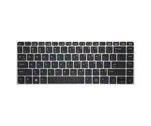 Tastatur - HP Folio 1040 G3 Keyboard (FR) Backlit - Bærbart tastatur - til utskifting - Fransk - 844423-051