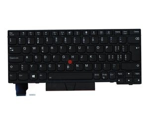 Tastatur - Lenovo Primax - Bærbart tastatur - til utskifting - Sveitsisk - Svart - 01YP226