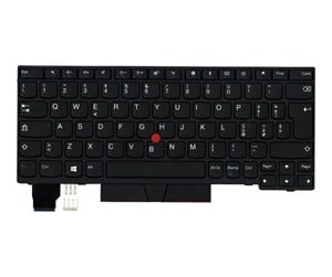 Tastatur - Lenovo Thinkpad Keyboard x280/x390 IT - Bærbart tastatur - til utskifting - Italiensk - Svart - 01YP017