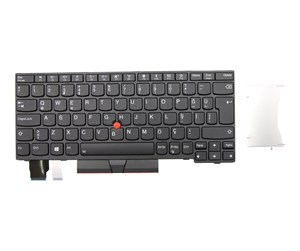 Tastatur - Lenovo Primax - Bærbart tastatur - til utskifting - Tyrkisk - Svart - 01YP227