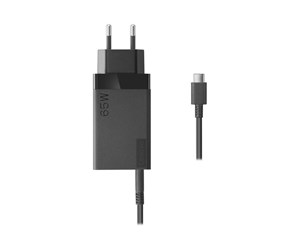  Bærbar PC - Lader - Lenovo 65W USB-C AC Travel Adapter (EU) - 40AW0065EU