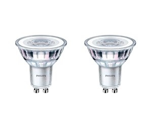 LED-lyspære - Philips LED-lyspære Classic Spot 3,5W/827 (35W) 36° 2-pack GU10 - 929001217818