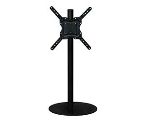 Veggmontering, AV-braketter & AV-møbler - ConnecTech StandView TV Floor Mount with rotatable top. 26"-55". Matte black 25 kg 55" From 200 x 200 mm - SWB7160