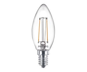 LED-lyspære - Philips LED-lyspære Classic Candle 2W/827 (25W) Clear E14 - 929001238395